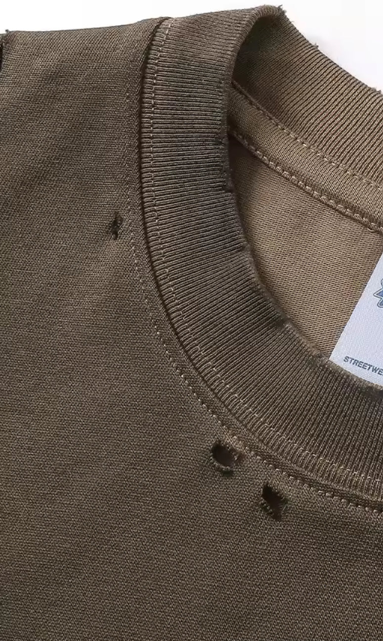 Brillandobrand Distressed over sized